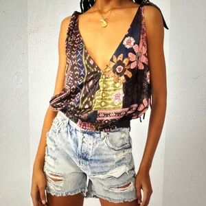 Free People Tied To You Print Top